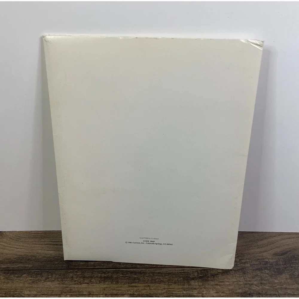 Vintage 80s Romp Arounds Pocket Folder With Stationary Pages Cards